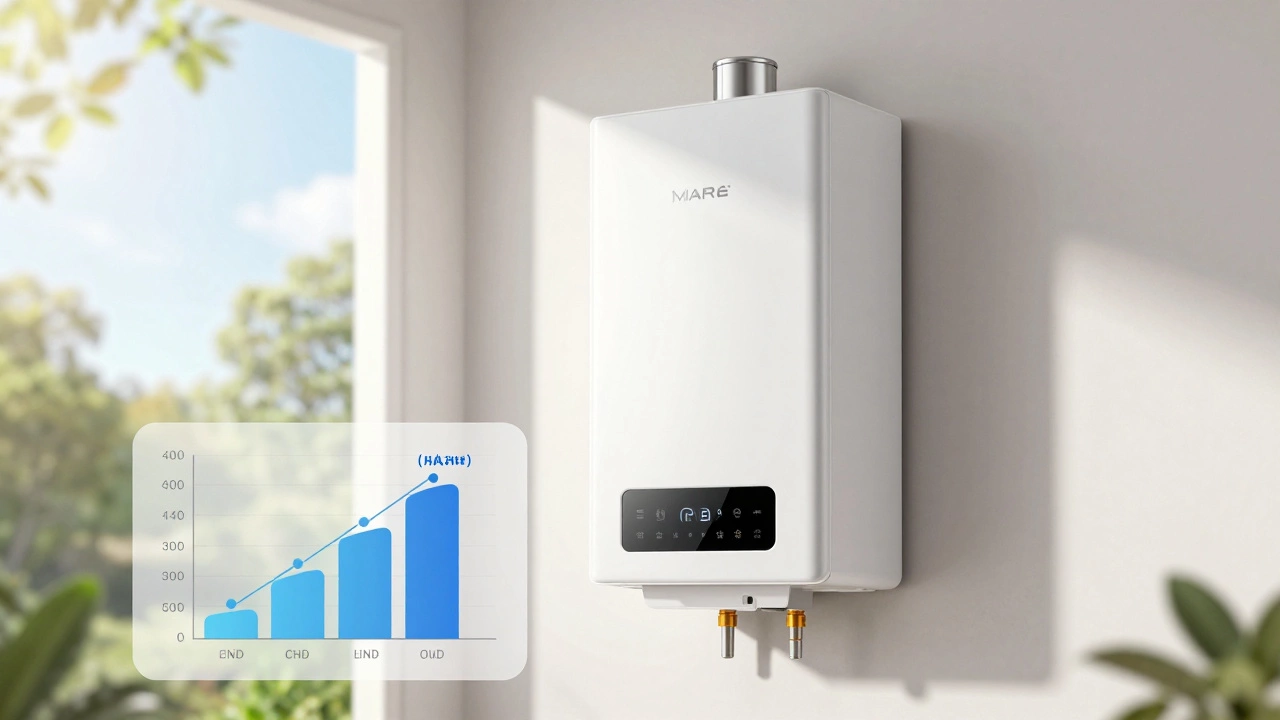 Modern efficient heat pump water heater