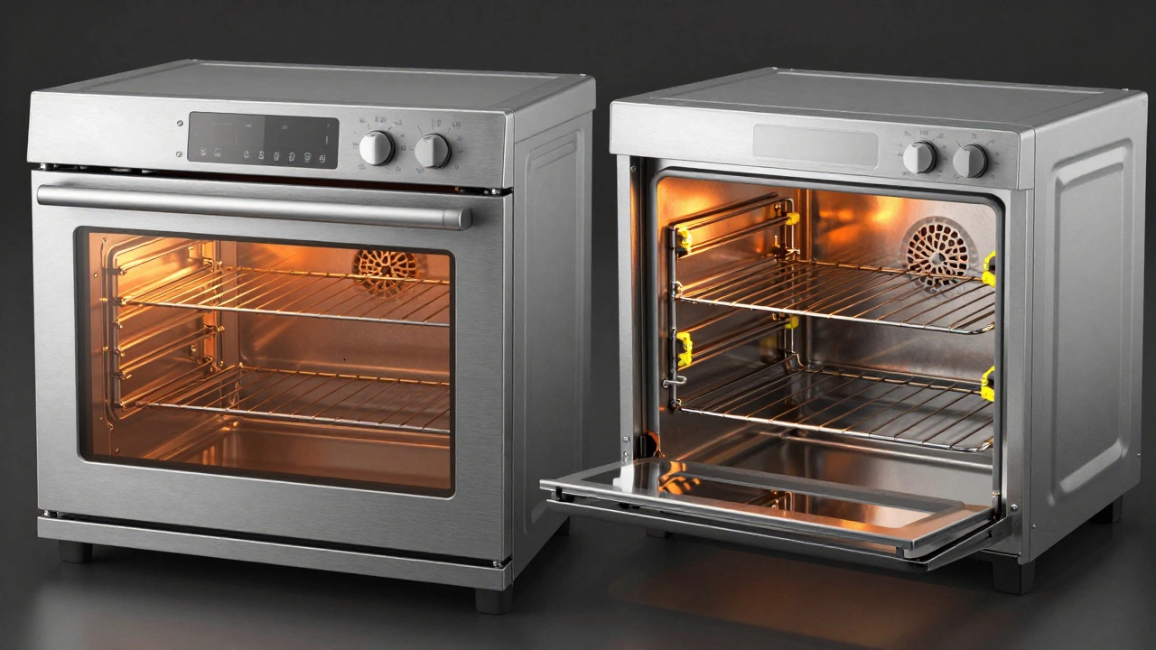 Comparison of premium vs budget oven internal build quality
